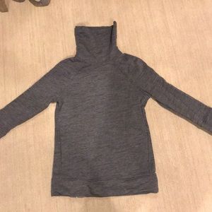 lululemon grey turtleneck sweatshirt. Never Worn.